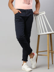 Vintage Blue Slim Fit Stretchable Cotton Jeans