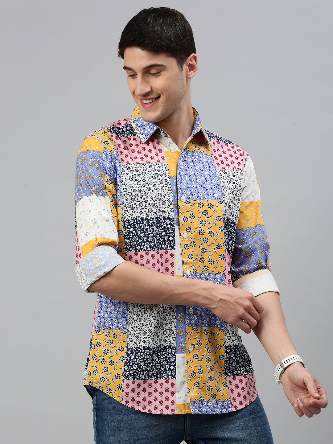 Full Sleeve Printed Shirt Without Pocket