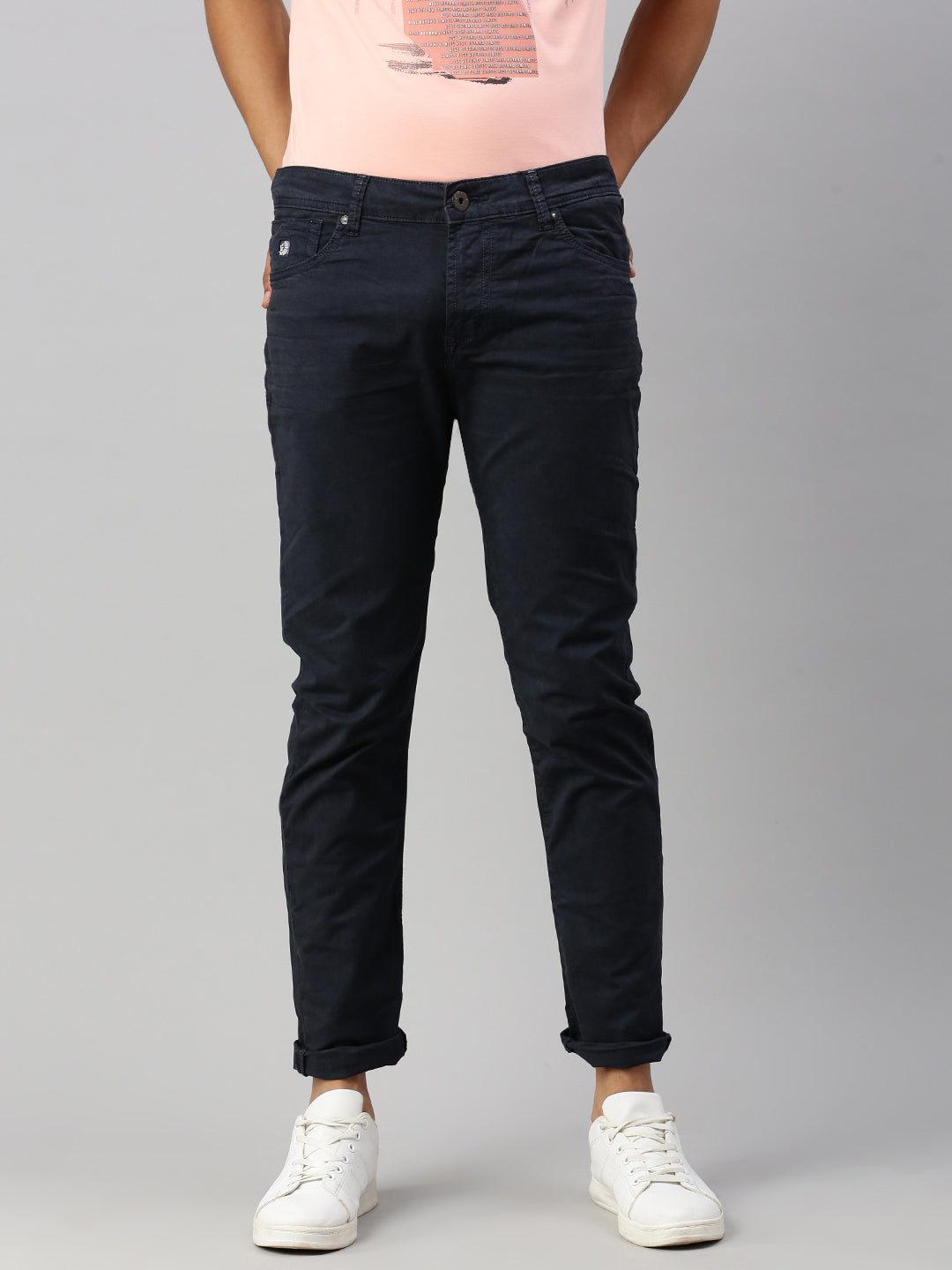 Vintage Blue Slim Fit Stretchable Cotton Jeans