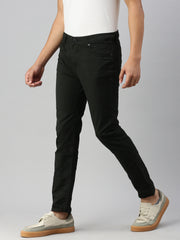 Dark Green Slim Fit Stretchable Cotton Jeans