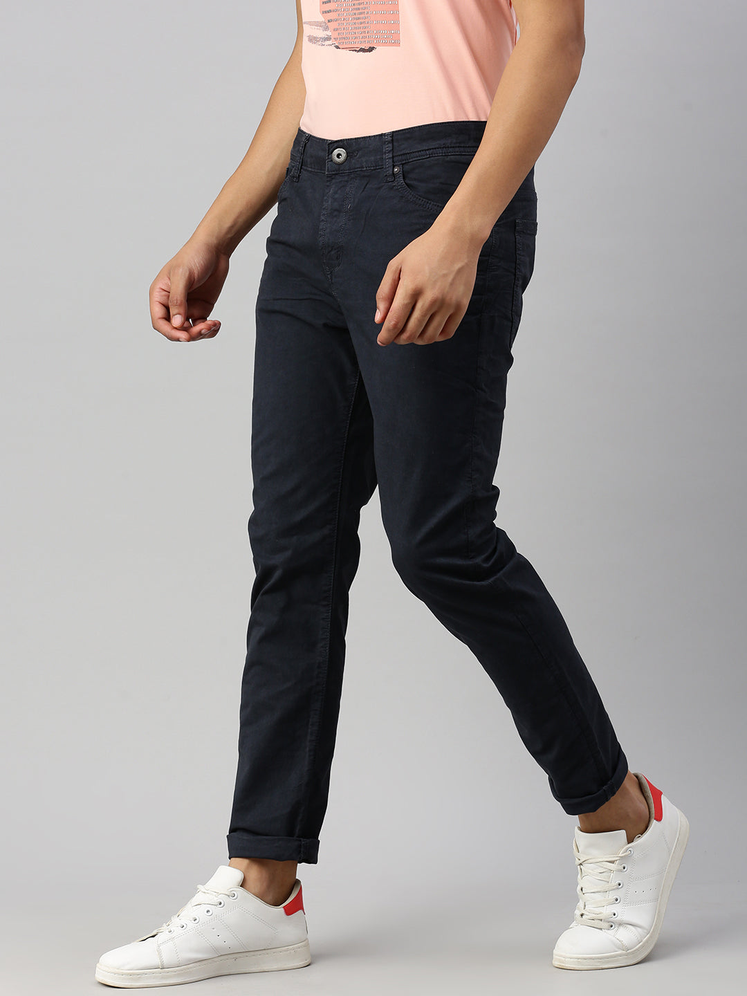 Vintage Blue Slim Fit Stretchable Cotton Jeans