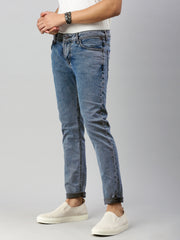 Vintage Cloud Blue Slim Fit Stretchable Jeans