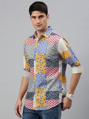 Full Sleeve Printed Shirt Without Pocket