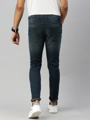 Turkish Indigo Blue Vintage Slim Fit Stretchable Jeans