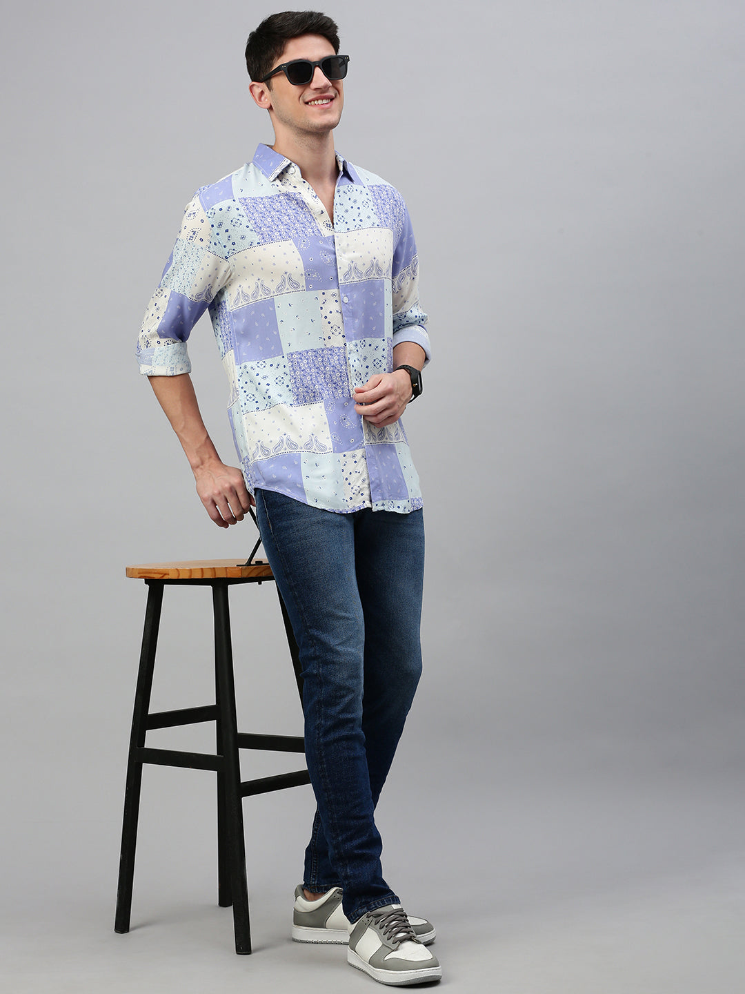 Full Sleeve Printed Shirt Without Pocket