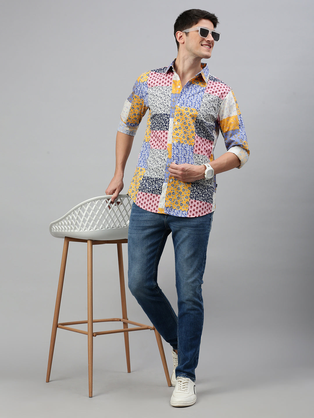 Full Sleeve Printed Shirt Without Pocket