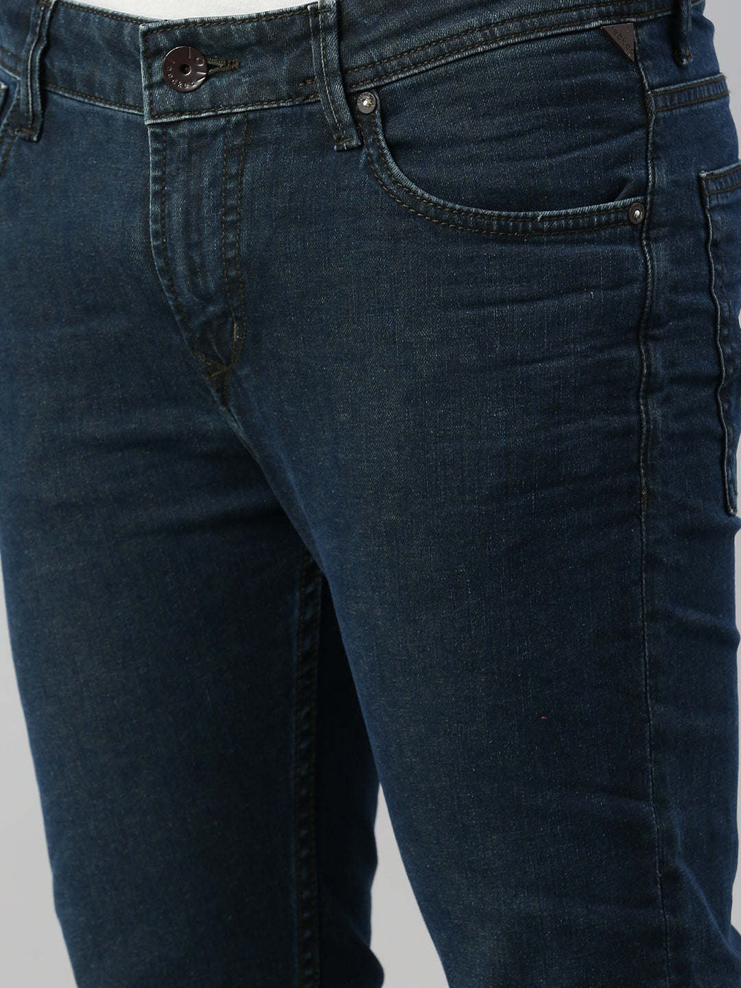 Turkish Indigo Blue Slim Fit Stretchable Jeans