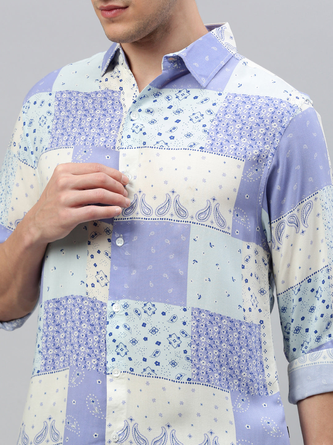 Full Sleeve Printed Shirt Without Pocket