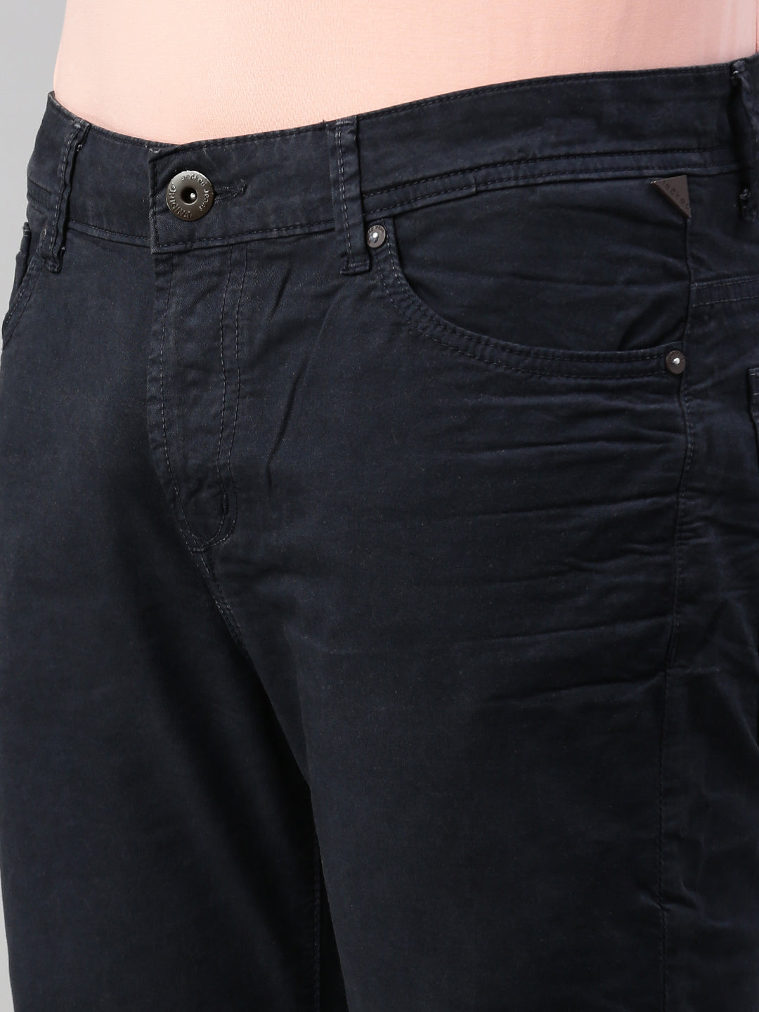 Vintage Blue Slim Fit Stretchable Cotton Jeans