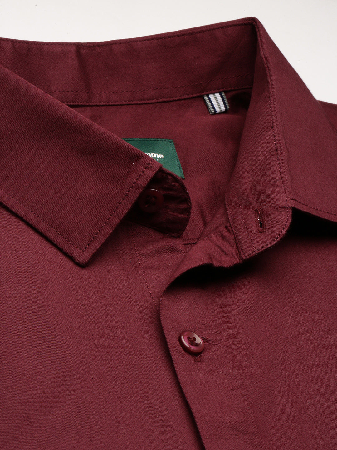 Maroon Full Sleeve Shartin Shirt Without Pocket