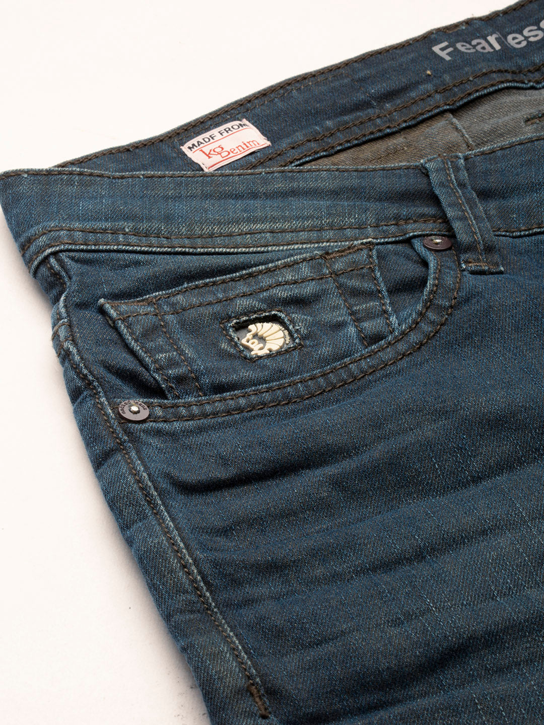 Turkish Indigo Blue Vintage Slim Fit Stretchable Jeans